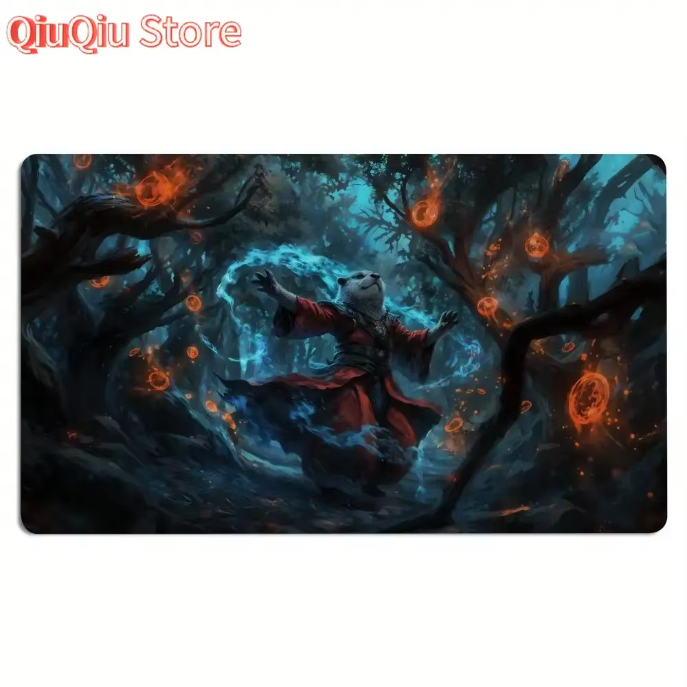 Tapis de jeu The Magic Gathering, mème drôle, MTG TCG, pour bureau, jeu de travail, Mini PC portable, mignon, Carpe