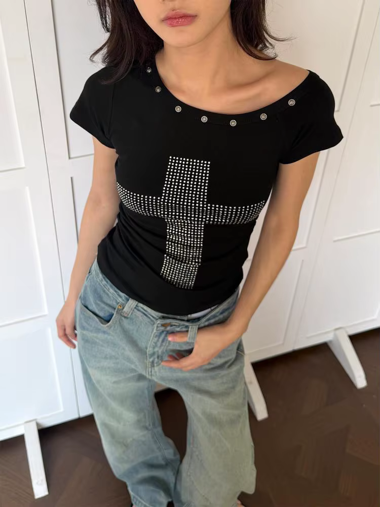 T-shirts graphiques Yedinas Cross
