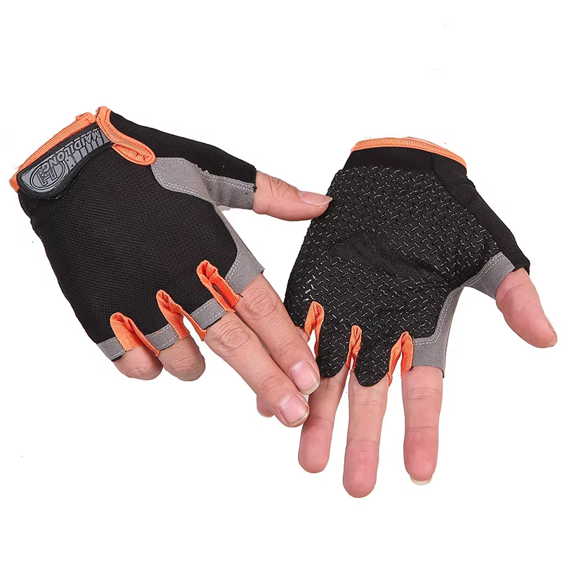 Gants de cyclisme demi-doigts pour homme et femme