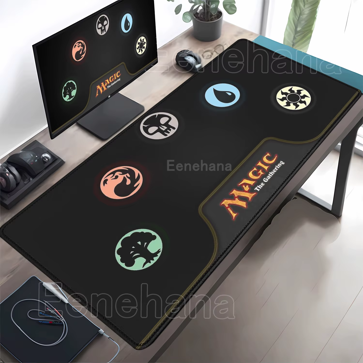Tapis de jeu The Magic Gathering tapis de souris MTG bureau overlock tapis de bureau jeu PC ordinateur portable tapis mignon tapis accessoires clavier tapis de souris