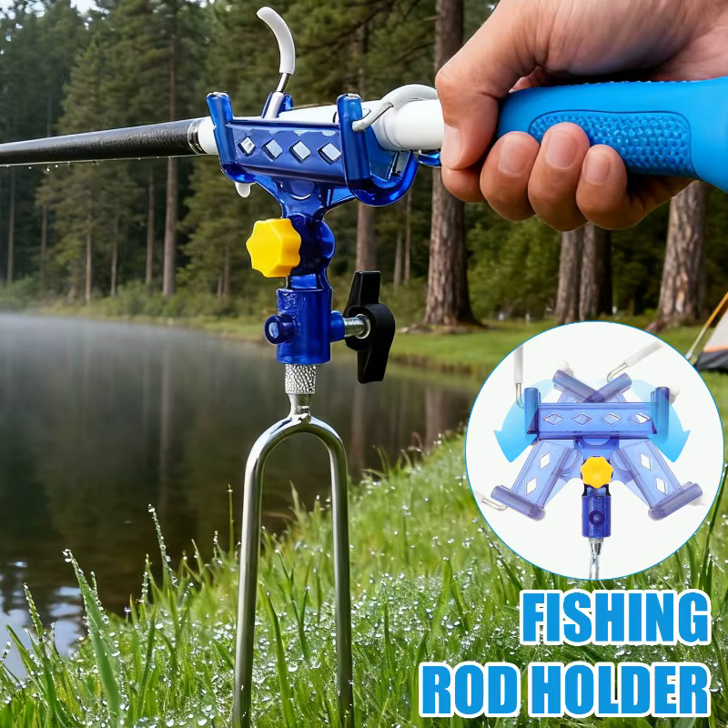 Support de pêche outil support d'accessoires canne à mer canne à mer double usage universel pêche nouveau support de canne à poisson réglable en acier inoxydable