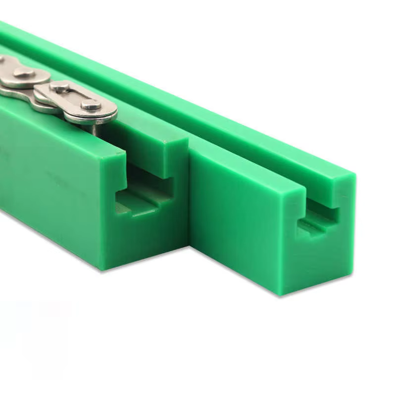 Bande d'usure de guidage de chaîne Concave, barre de guidage en Nylon polyéthylène hautement moléculaire de Type K pour plateau de chaîne 06B 08B 10A 12A 16A