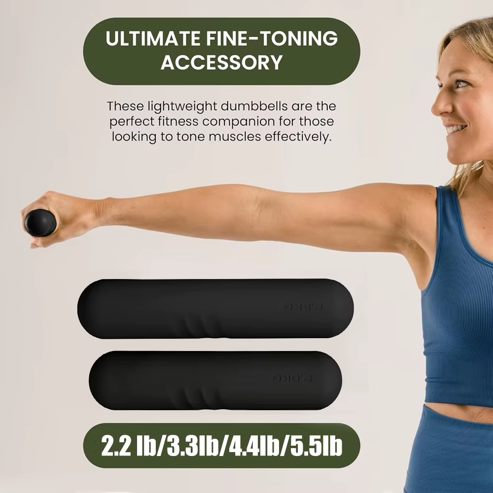  1 barre de poids pour les mains 1/1,5/2/2,5 kg, pour Pilates, yoga, danse, aérobic, cardio, entraînement musculaire | Haltères portables