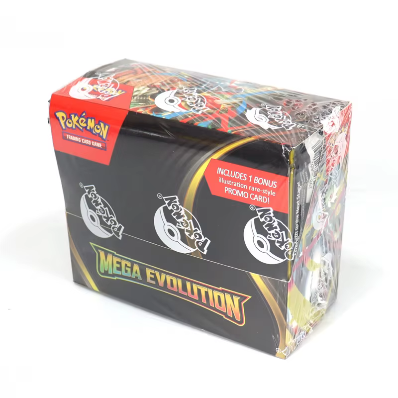360 pièces version anglaise Pokémon TCG: Mega Evolution Booster Box carte commerciale Pokemon 36 Pack boîte puissante Mega Evolution Pokémon ex