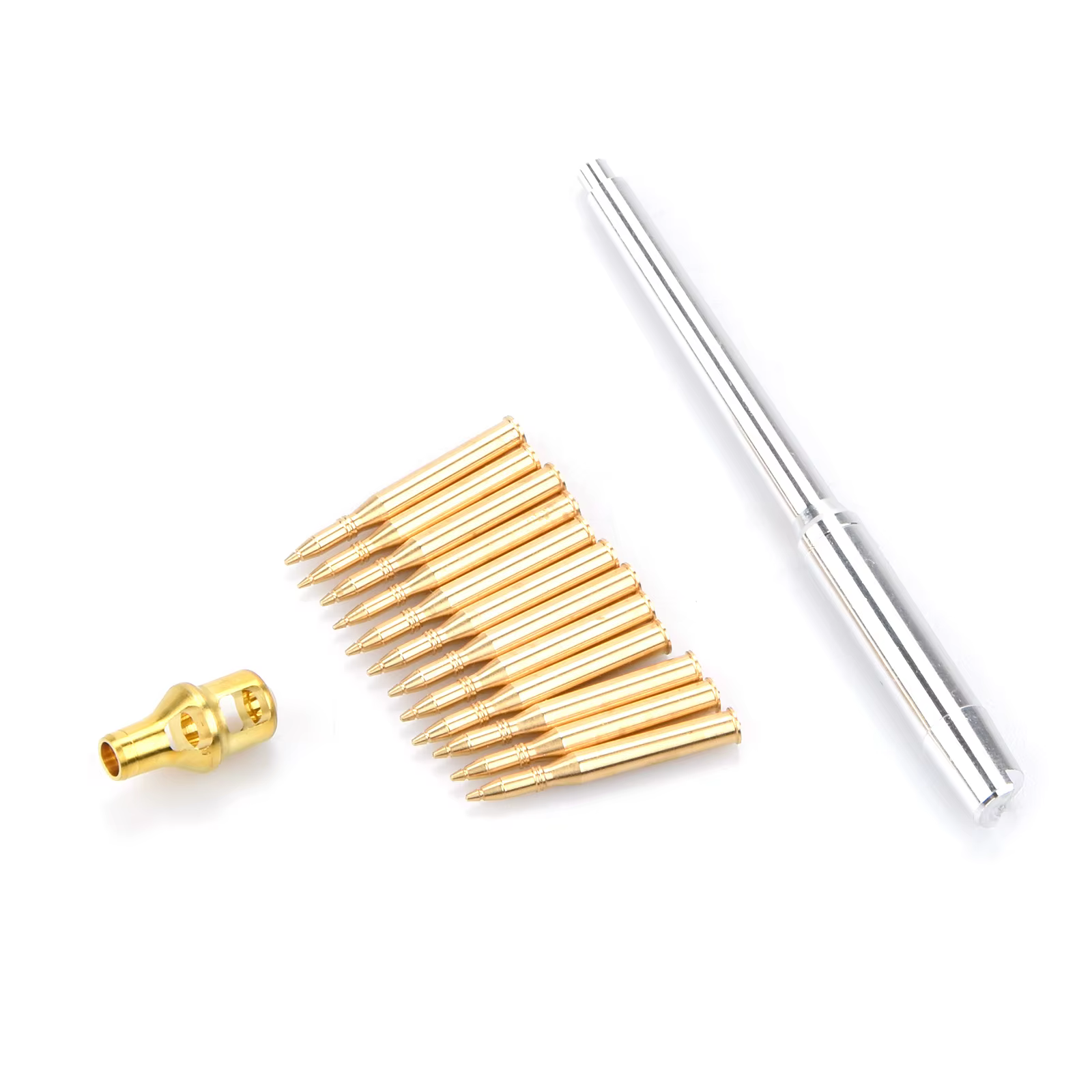 Kit de baril en métal en aluminium avec coques en laiton, accessoires de modèle précieux Tiger I, pièce de mise à niveau, Tamiya 35216/35227, 1/35, allemand, 1 jeu