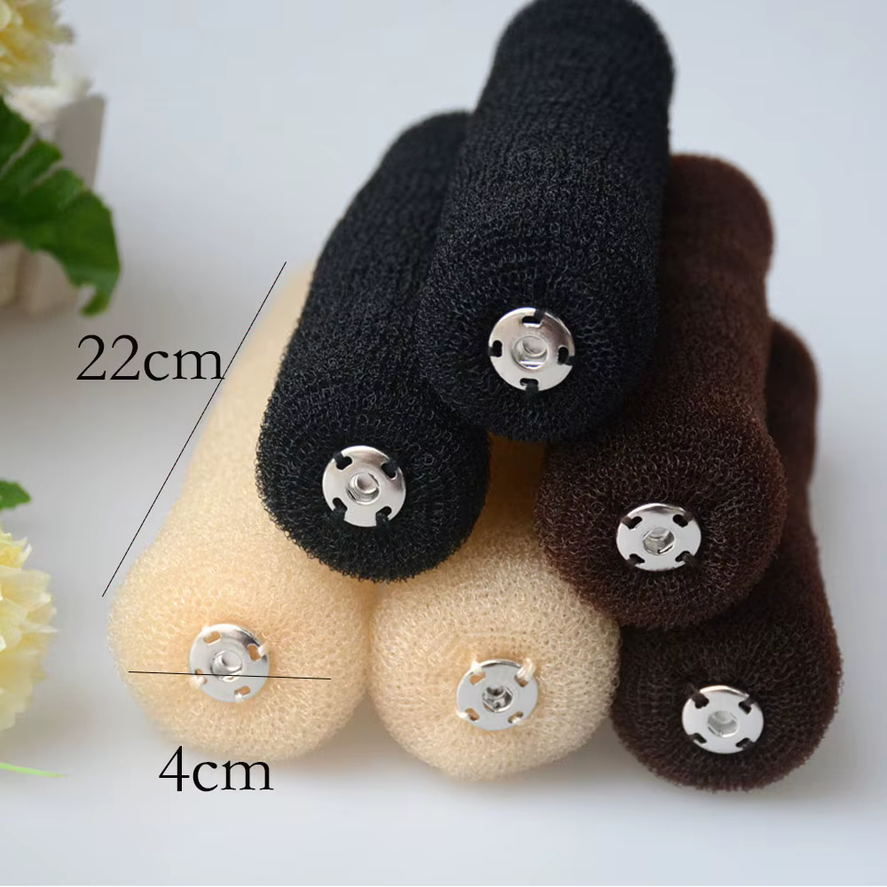 Fabricant de chignon magique noir/marron/Beige, Bagel à donuts pour outils de cheveux, épingle à cheveux, accessoires pour femmes, tresses de coiffure