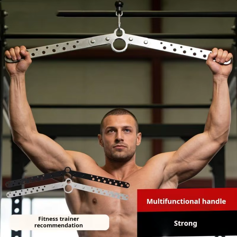 Barre traction haute réglable avec poignée ergonomique