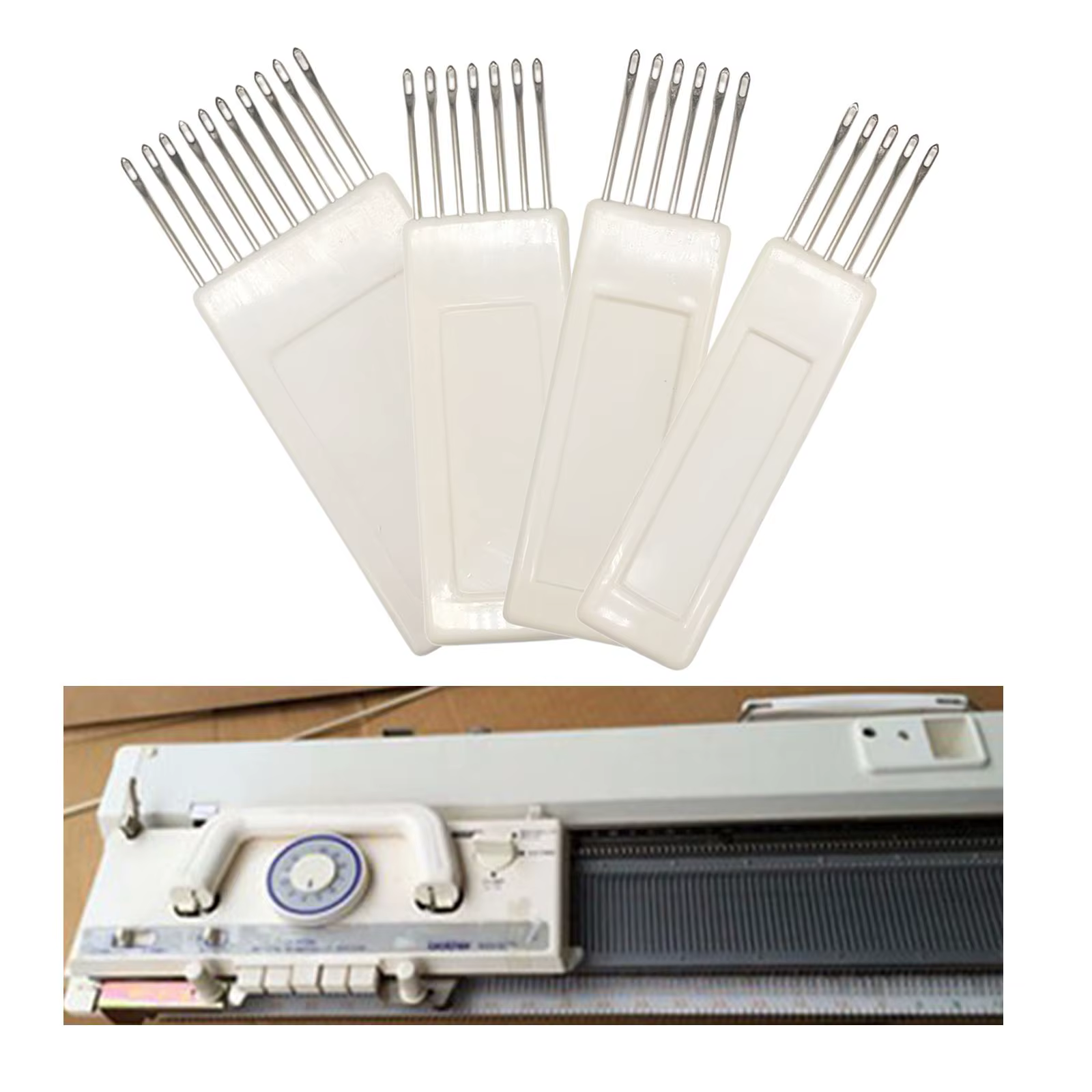 Peigne de transfert de machine ogo, outils de couture, 4 pièces, 5/6/7/10 les grossiers pour Brother KH-860 868 850 871 881 940 970, accessoires de couture