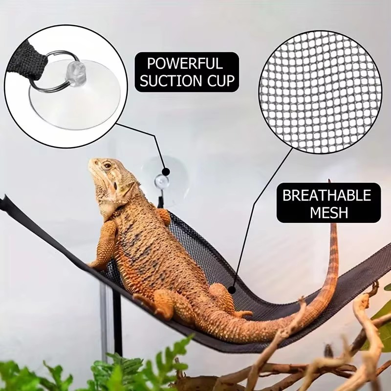 Hamac pour Reptile, décoration de Terrarium pour oiseaux lézard, tapis de Reptile, fournitures pour animaux de compagnie