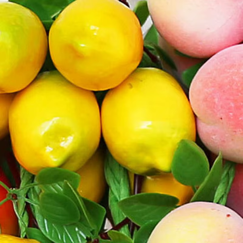 Simulation fruits artificiels, ficelle citron, pour Restaurant, hôtel, maison, jardin, mariage, cuisine, décoration,