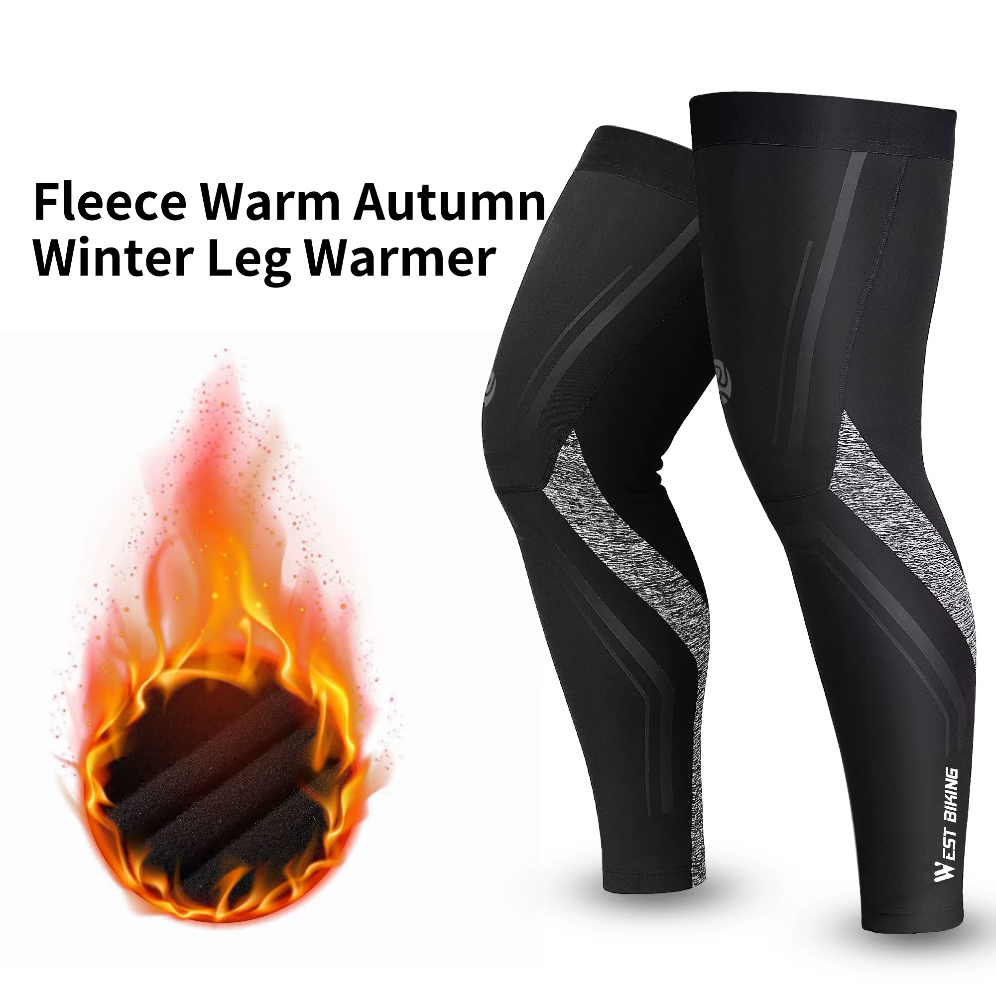 WEST BIKING hiver chaud vélo bras manches jambières hommes femmes printemps automne