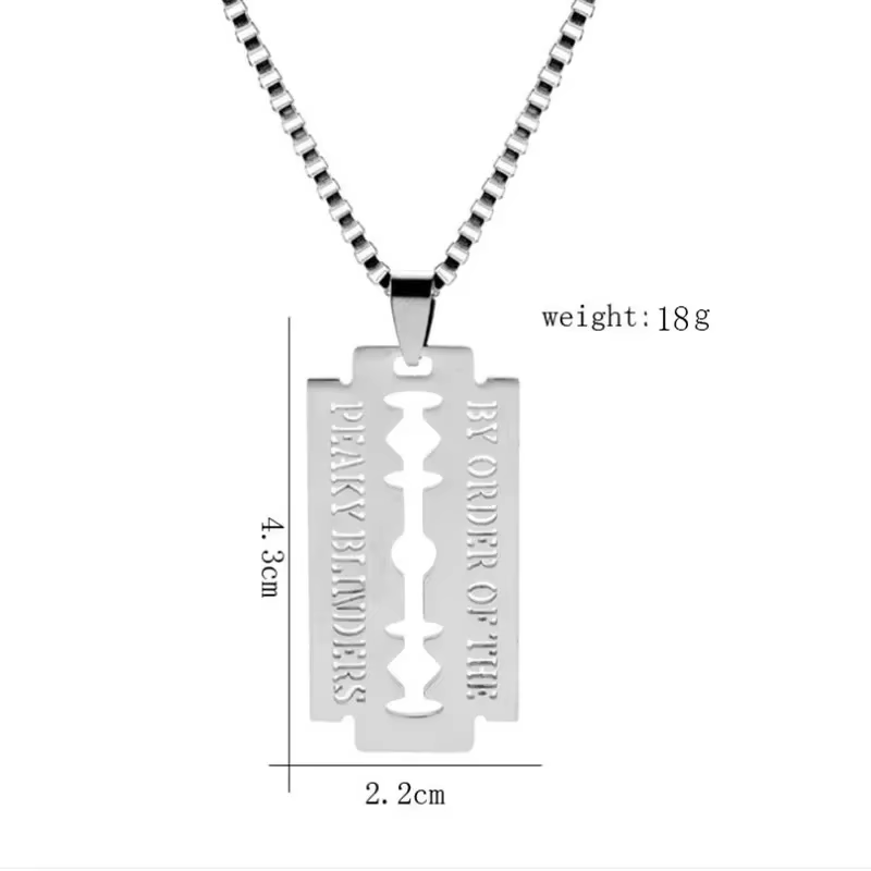 Porte-clés pendentif lame de rasoir en métal, bibelots de jouets, accessoires de sac, bijoux de mode, personnalité, cadeaux créatifs