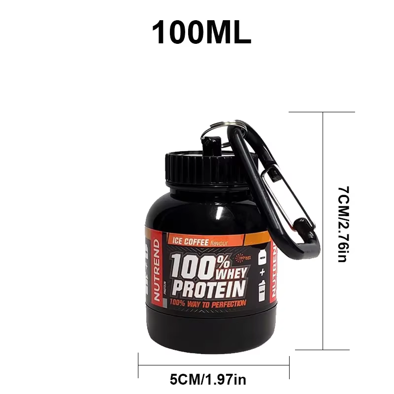 Conteneur de supplément de poudre de protéines Portable 100/200ml