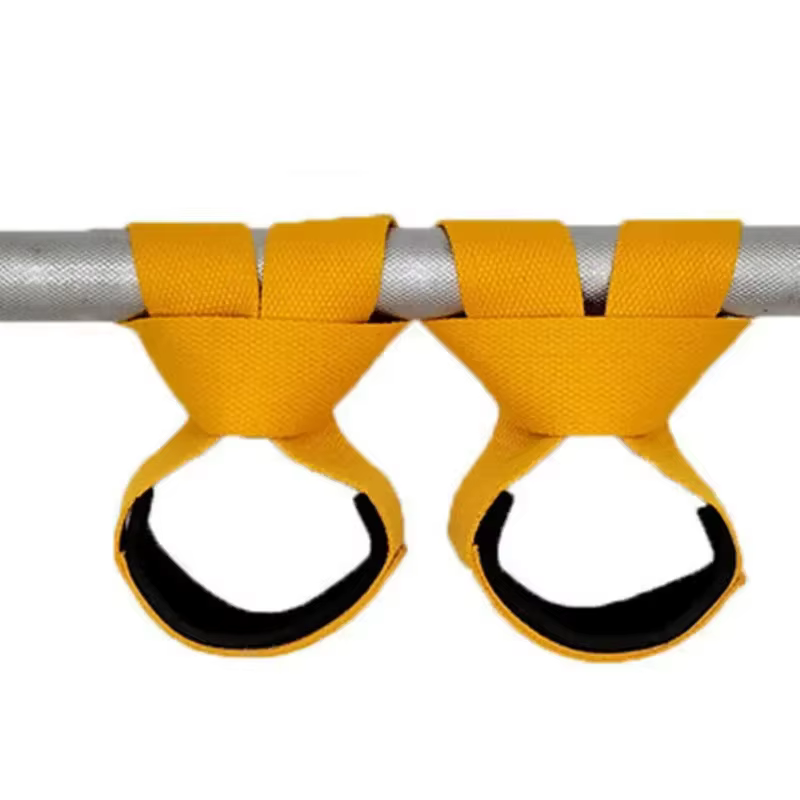 1 Paire de Sangles de Musculation pour Haltères, Ceinture de Soutien pour Soulevé de Terre, Bandes Antidérapantes pour Poignées, Sangles de Poignet, Ceinture d'Entraînement Fitness Auxiliaire