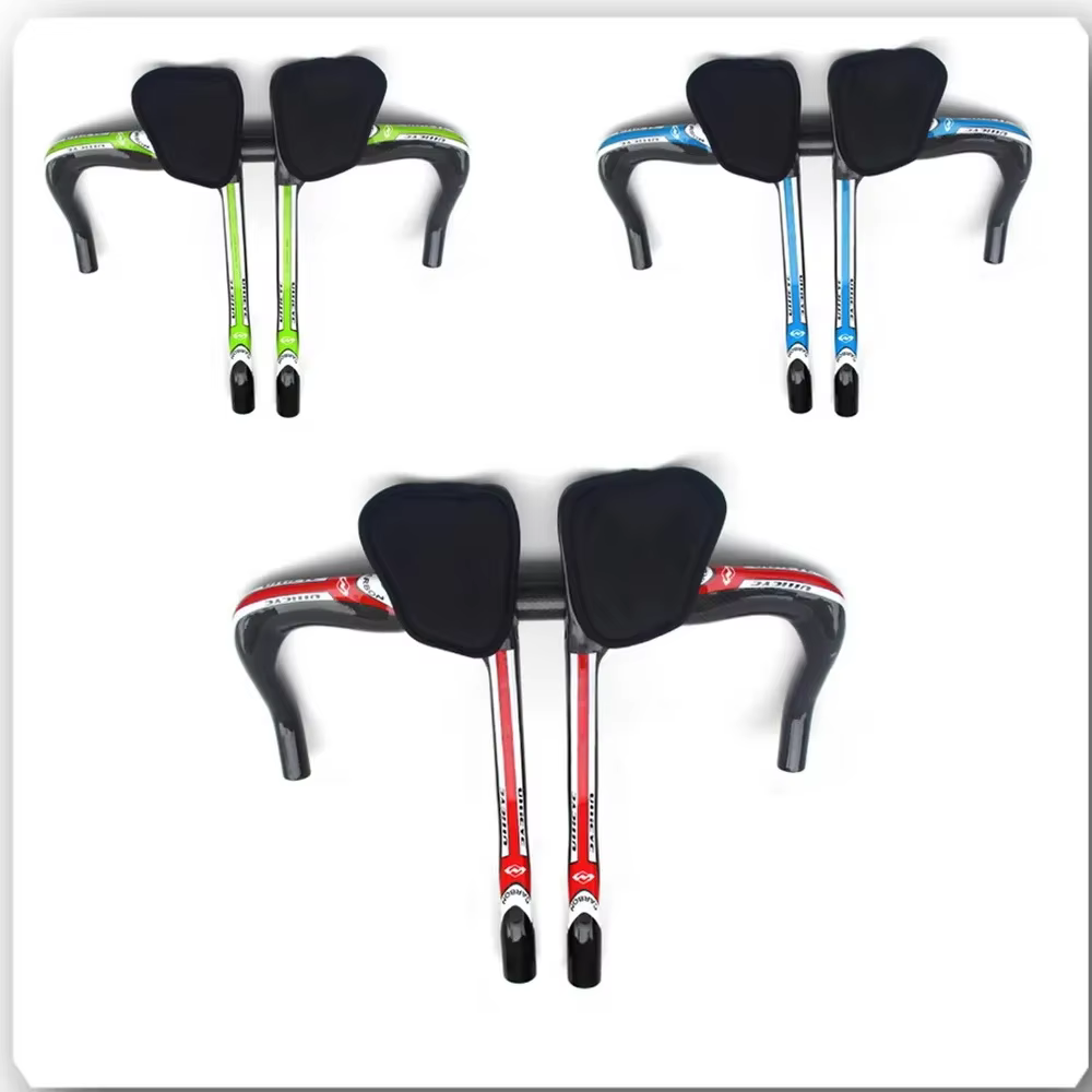 Aero Base Bar Guidon de vélo de route en fibre de carbone TT Triathlon