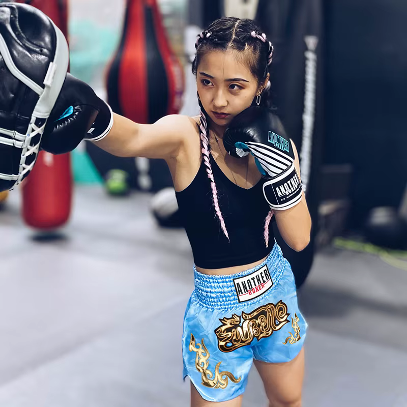 Short de combat de boxe pour hommes et femmes