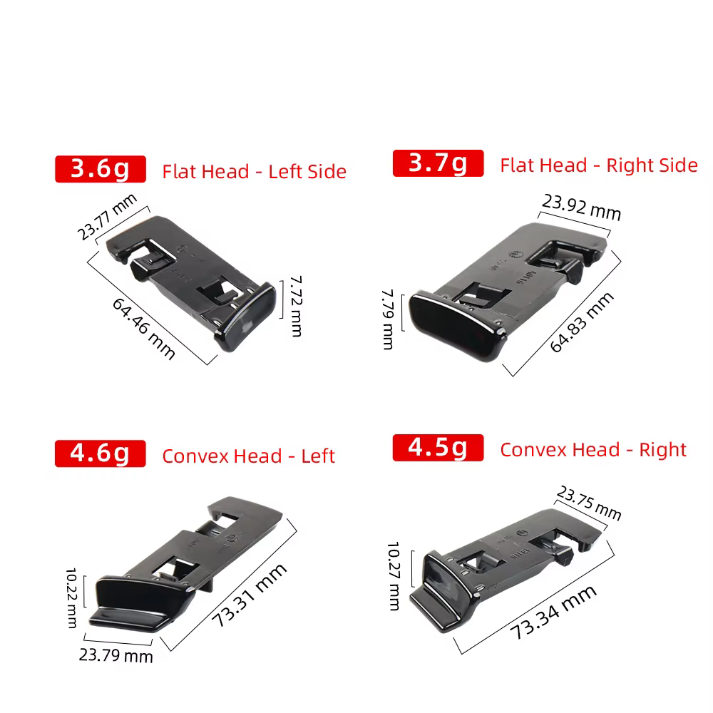 Embouts de barre de toit pour Mercedes Benz Classe C W205 2015-2021, couvercles de barre de toit, accessoires extérieurs 2056900982 2056901082