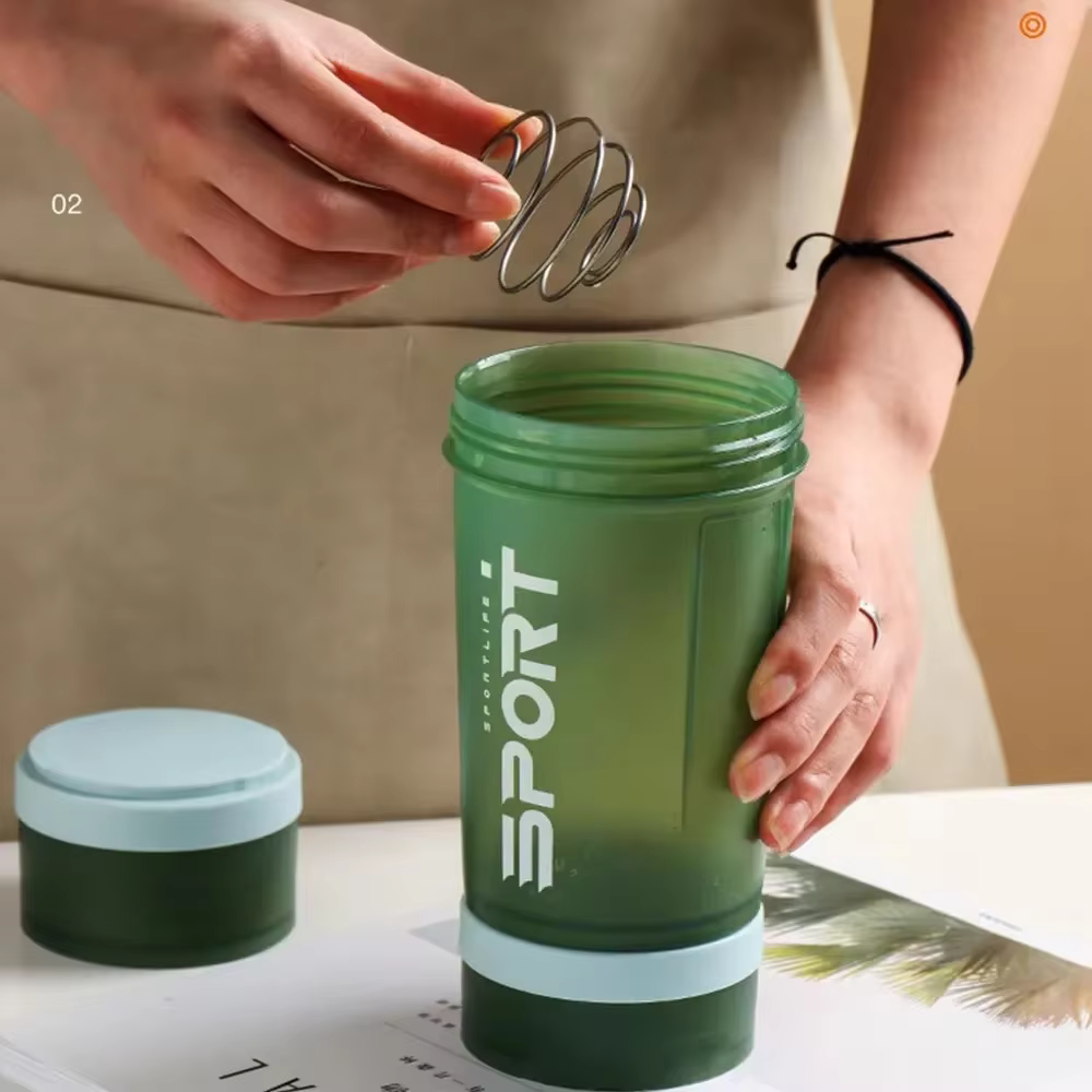 Shaker bouteille de protéines poudre secouer tasse grande capacité