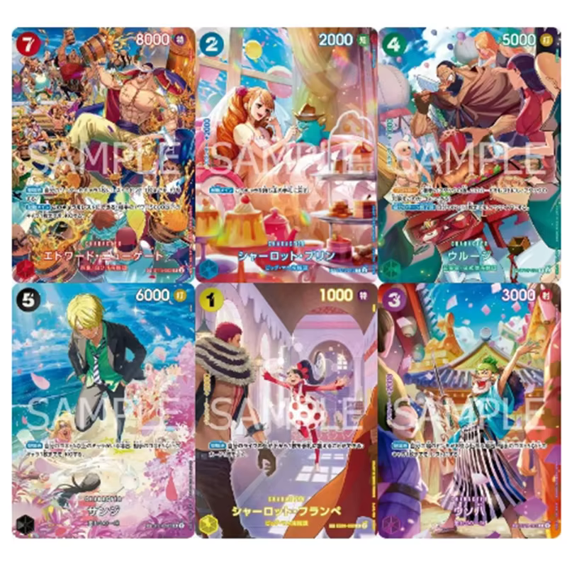 Nouveau BANDAI ONE PIECE jeu de cartes Royal Bloodline OP-10 Booster sac TCG carte de Collection japon 1 Booster 6 cartes