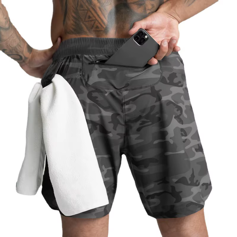 Short de course pour hommes