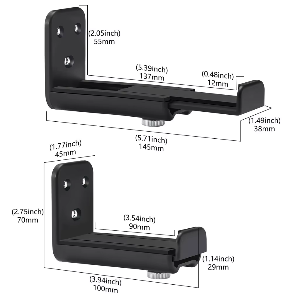 Barre de son support de montage mural Anti-chute barre de son haut-parleur support mural cloison sèche barre de son support mural pour Samsung Vizio LG pour Bose