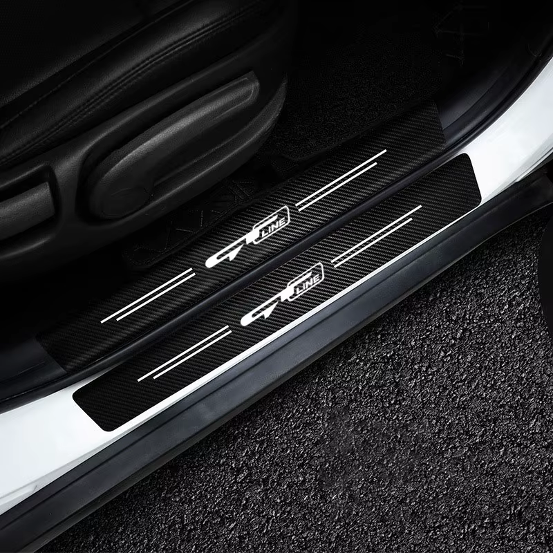 Autocollants de seuil de porte de voiture, accessoires pour KIA GT LINE K2 Sportage Stinger Sorento Ceed soul sorento VENGA KX5 K3 K4 K5, accessoires