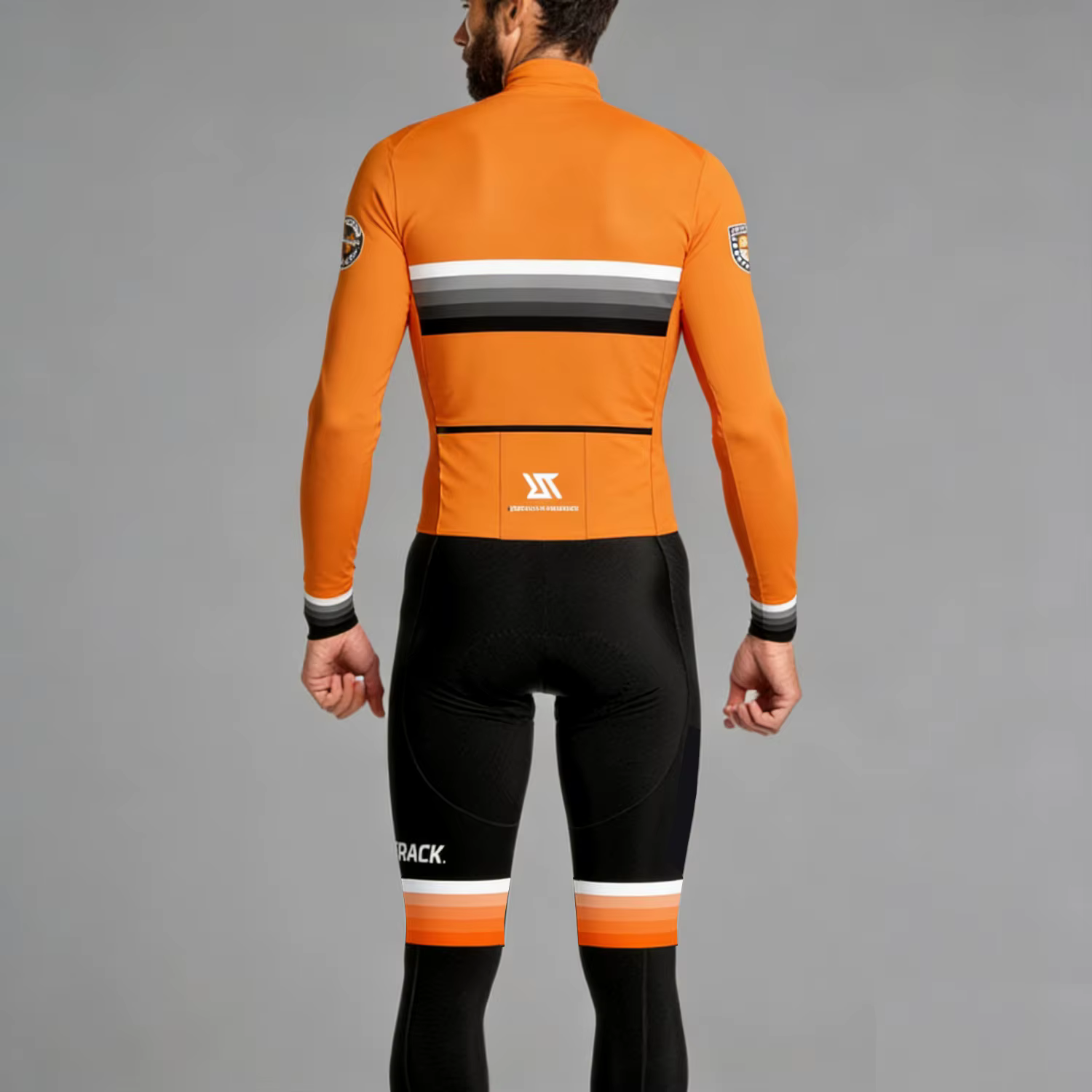 Combinaison de triathlon d'hiver en polaire thermique