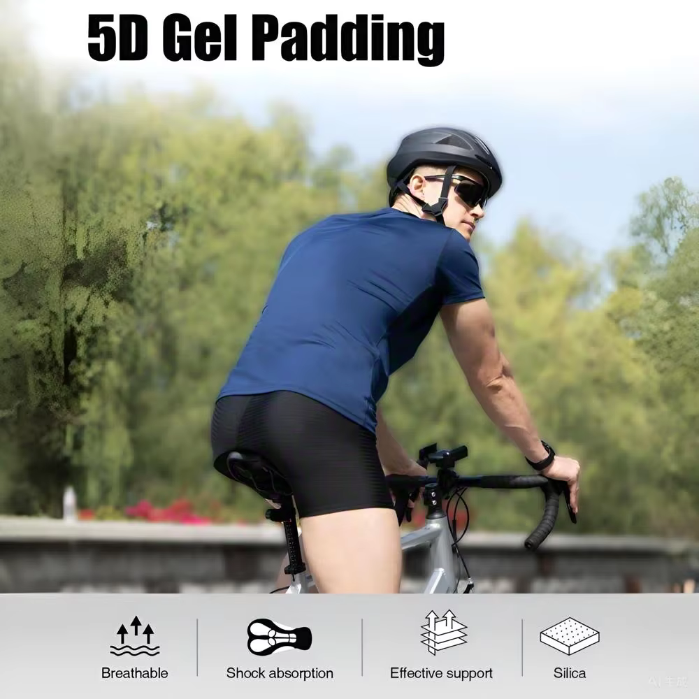 Sous-vêtements de cyclisme pour hommes