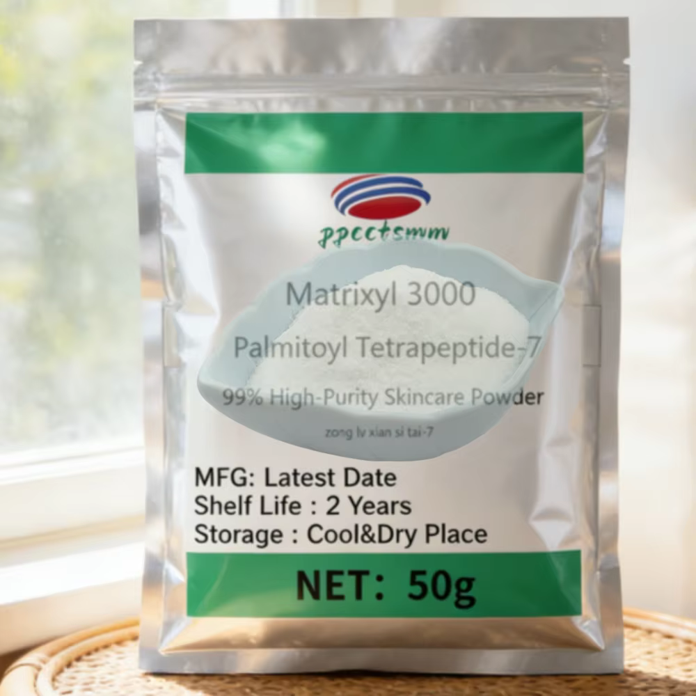 Poudre de Palmitoyl Tetrapeptide-7 (Pal-tetrapeptide-7) de haute pureté
