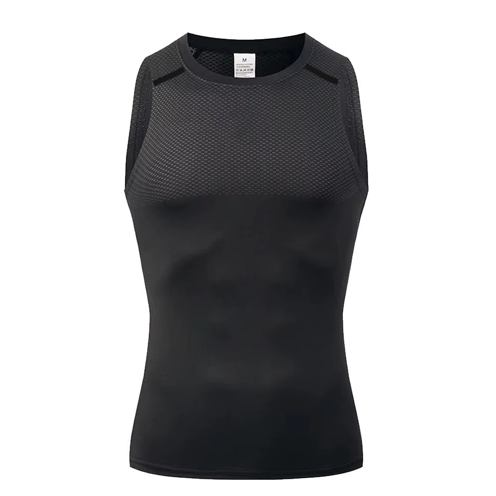 Débardeur Homme Fitness Séchage Rapide Respirant Entraînement Extérieur Course Exercice Léger Élastique Sans Manches