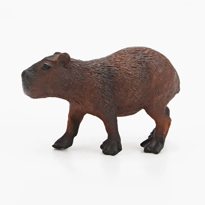 Capybara modèle animaux sauvages Simulation rongeur figurine mignon enfant jouet pour Collection