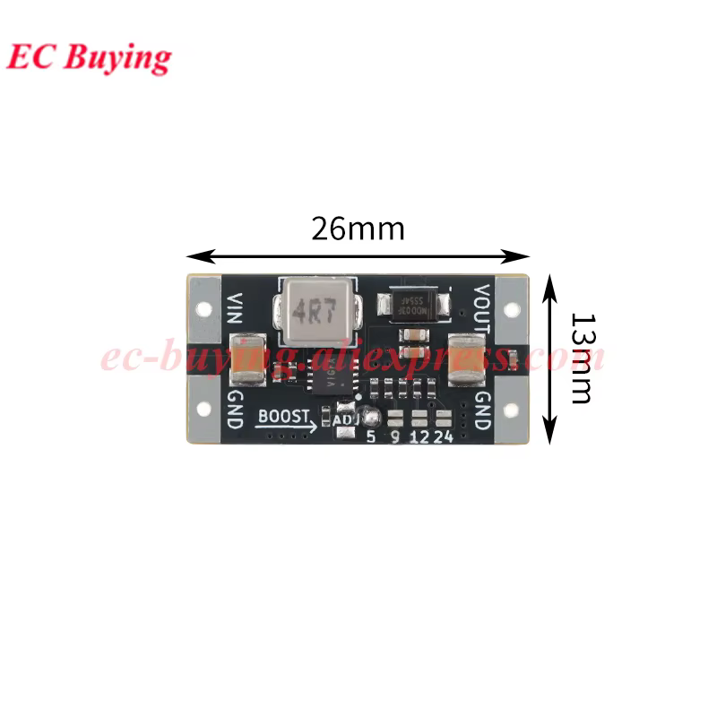 Convertisseur Boost DC XL7304 4A, 1 à 20 pièces, réglable, 5V-30V à 5V 9V 12V 24V, Module d'alimentation, carte Booster de batterie au Lithium