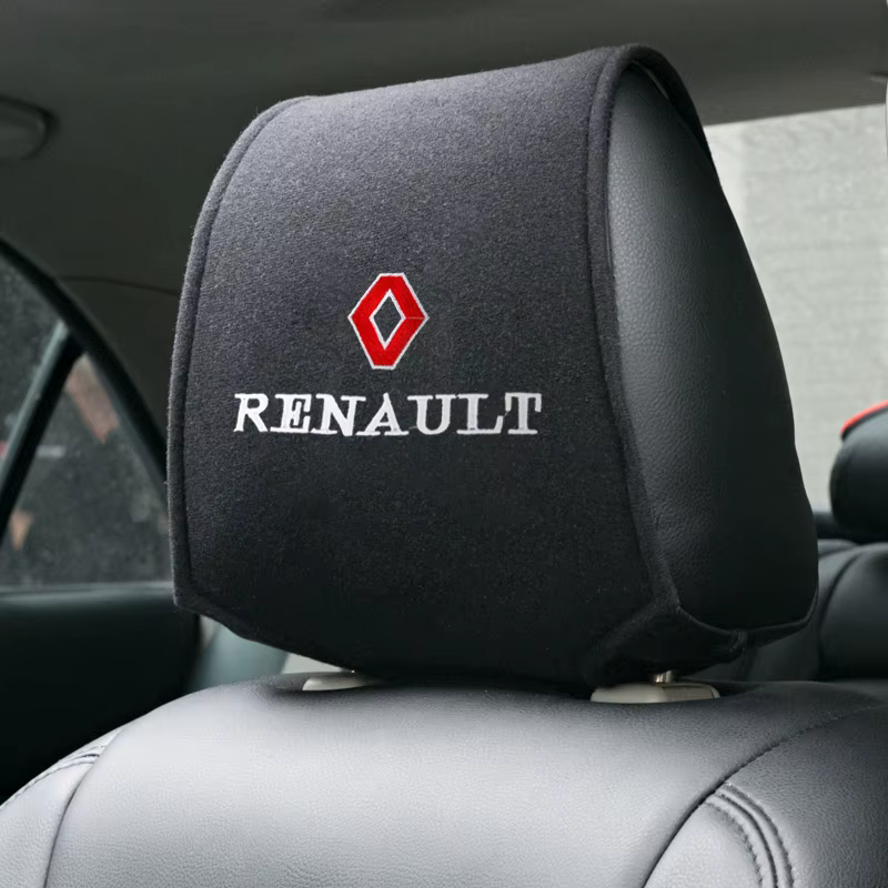 Housse d'appui-tête de voiture, accessoire de style de voiture à la mode, décoration intérieure de protection adaptée à Renault Sport Duster Megane 2 3, accessoires