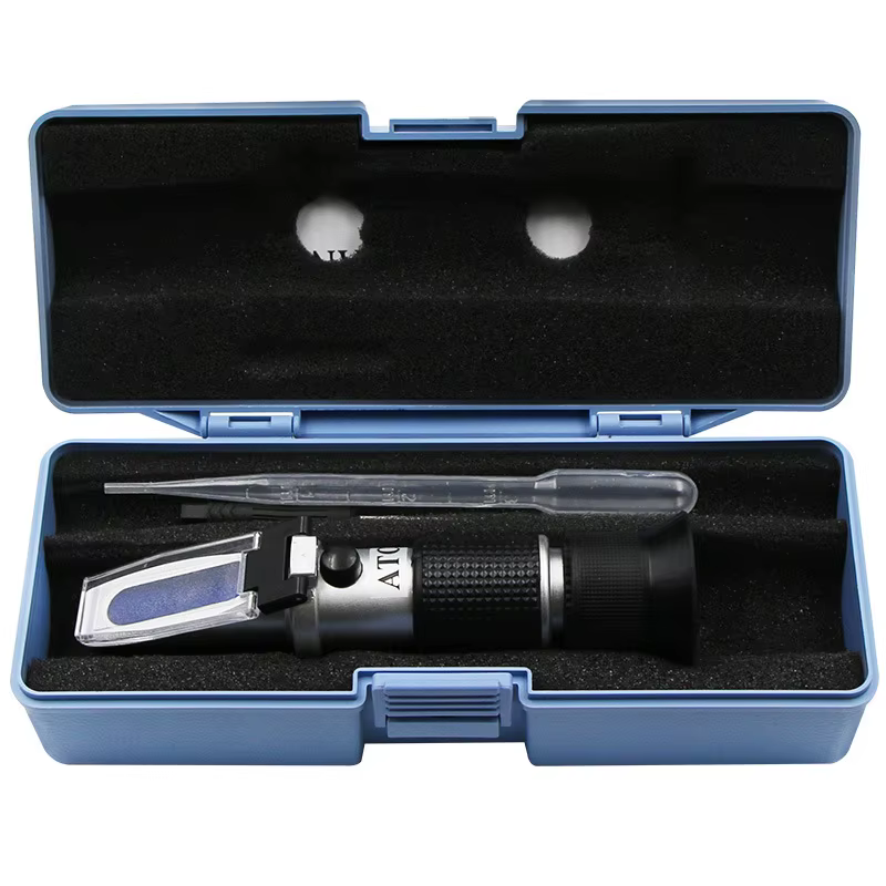 Réfractomètre Portable Brix Sugar 0-32% testeur RHB-32ATC avec boîte