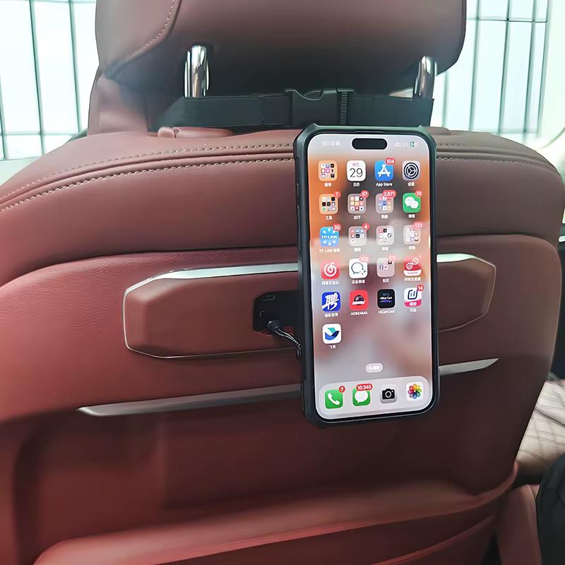 Support magnétique pour siège arrière de voiture, accessoires pour BMW X5 X6 2023 2024, support de téléphone, garniture vidéo automobile