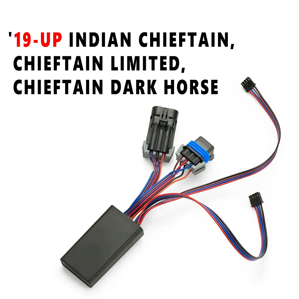 Contrôleur d'éclairage F pour moto, nouveaux accessoires ou Indian Challenger Chieftain Pursuit Roadmaster Springfield Noir