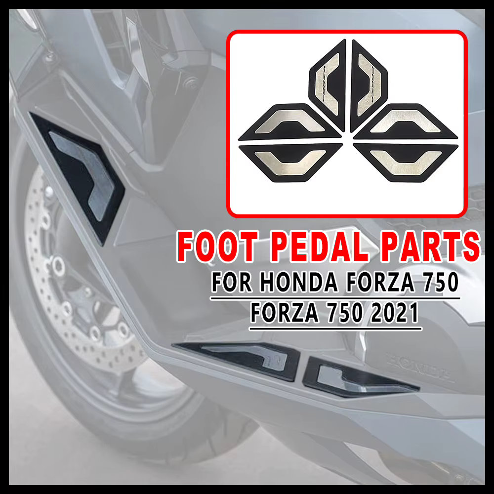 FORZA 750 nouvelle marque 100% accessoire de moto noir pour Honda FORZA 750 Forza 750 2025 pédale pièces de pédale noir
