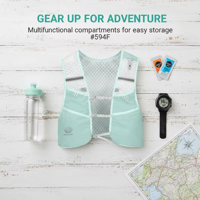 Sac à dos de course à pied ultraléger 5L respirant pour le trail