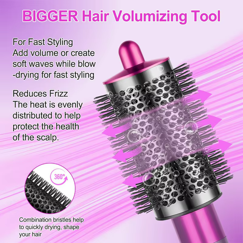 Brosse volumatrice ronde pour Dyson Airwrap, grand et petit, accessoire de rêve, améliore le volume et la polymérisation du styl