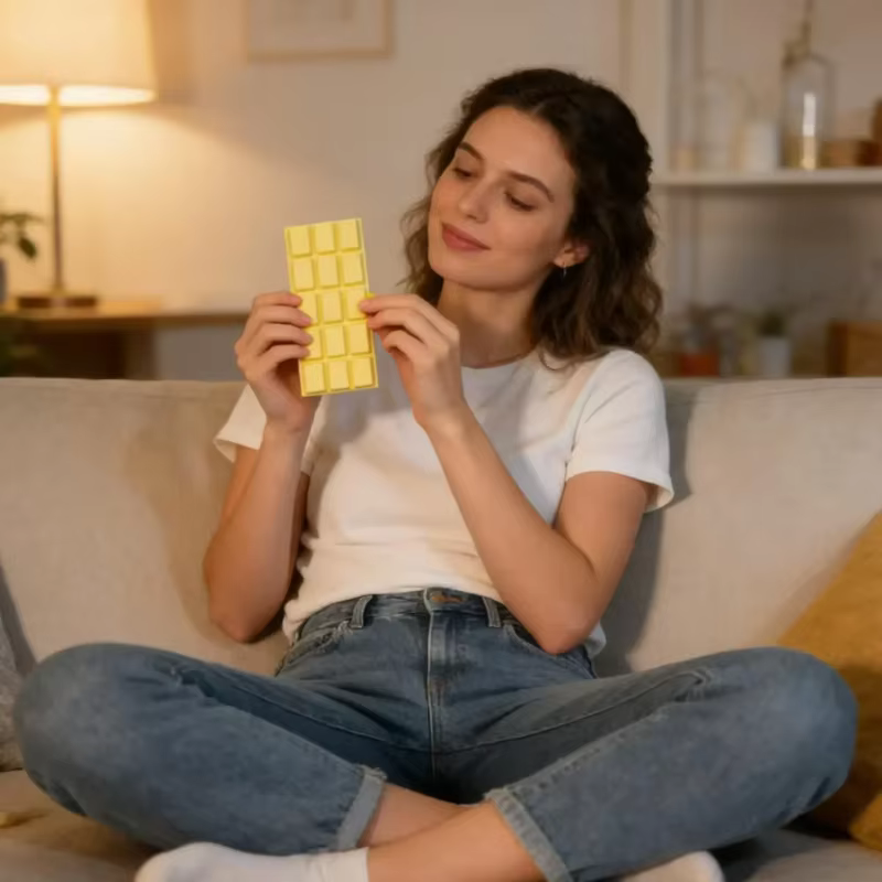Grande barre de chocolat jouet d'extrusion, jouet de simulation alimentaire, rebond lent et doux, jouet de relaxation et de décompression, cadeau de fête. Jouets à presser