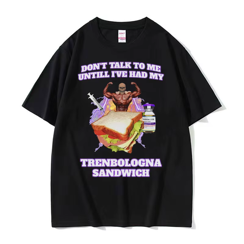 J'ai seul prendre la créatine drôle salle de sport Meme graphique T-shirts hommes surdimensionné haute qualité T-shirt