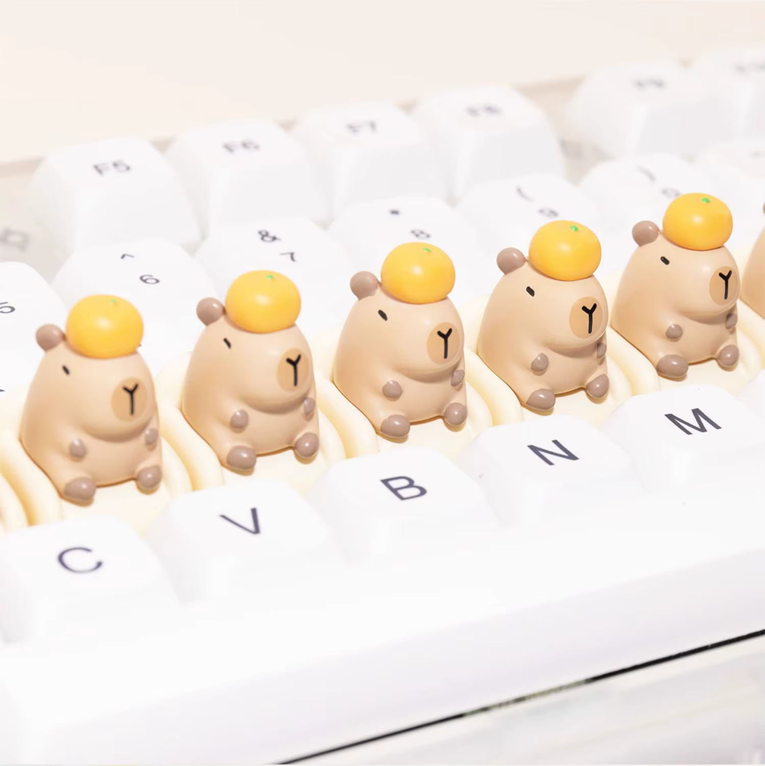 Capuchons de clavier personnalisés en résine, capuchons de touches d'animaux, capuchons de touches pour clavier mécanique, capuchons de touches mignons, nouveau