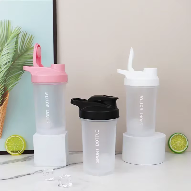 Nouveau Portable 300ml protéine poudre Shaker bouteille étanche