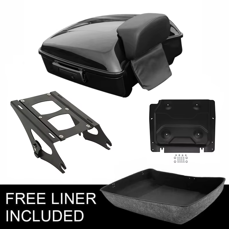 Support de montage de dossier de coffre haché pour moto, pour Harley Touring Road Glide Electra Glide 2014 – 2025