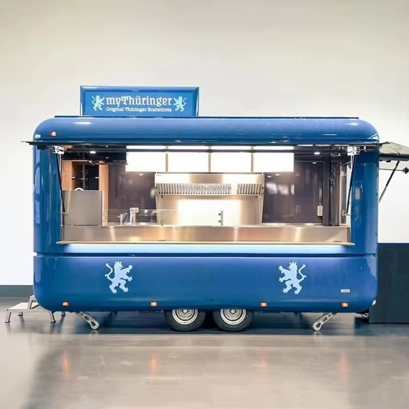 Barres mobiles personnalisées entièrement équipées Taco barbecue café rue chariot de nourriture boulangerie camion de nourriture avec équipement Commercial de haute qualité