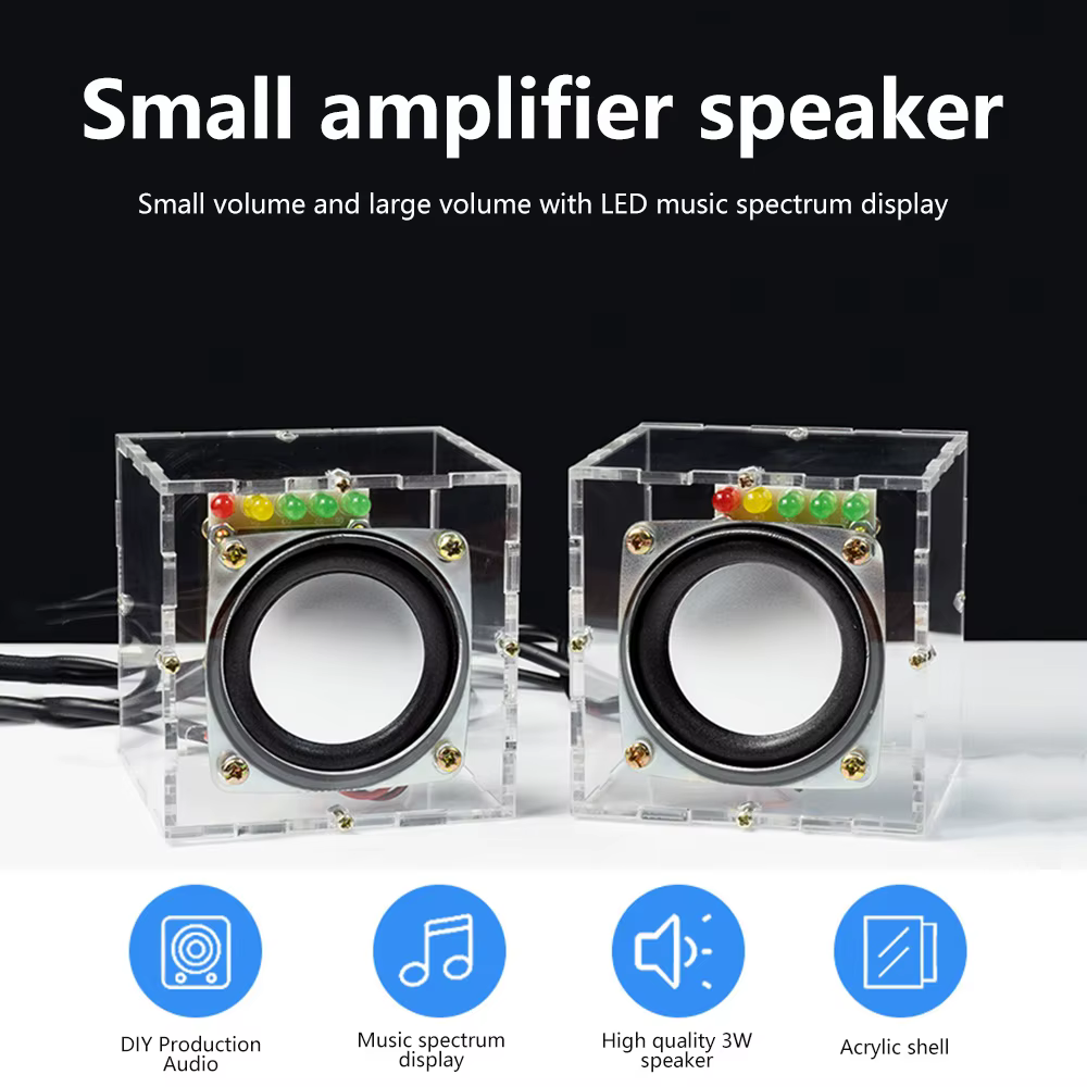 Mini haut-parleur 3W, Kits de bricolage, petit amplificateur de puissance, Kit de Production sonore, haut-parleur d'ordinateur, pièces de Production, Kit électronique