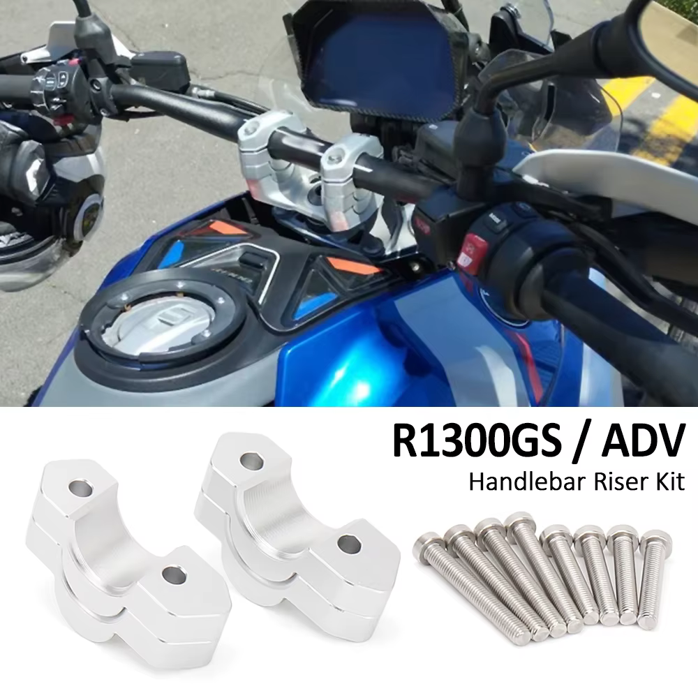 Booster de levage de guidon de moto en aluminium CNC, pour BMW R1300GS R1300 GS R 1300 GS Adventure, Kit de support de poignée
