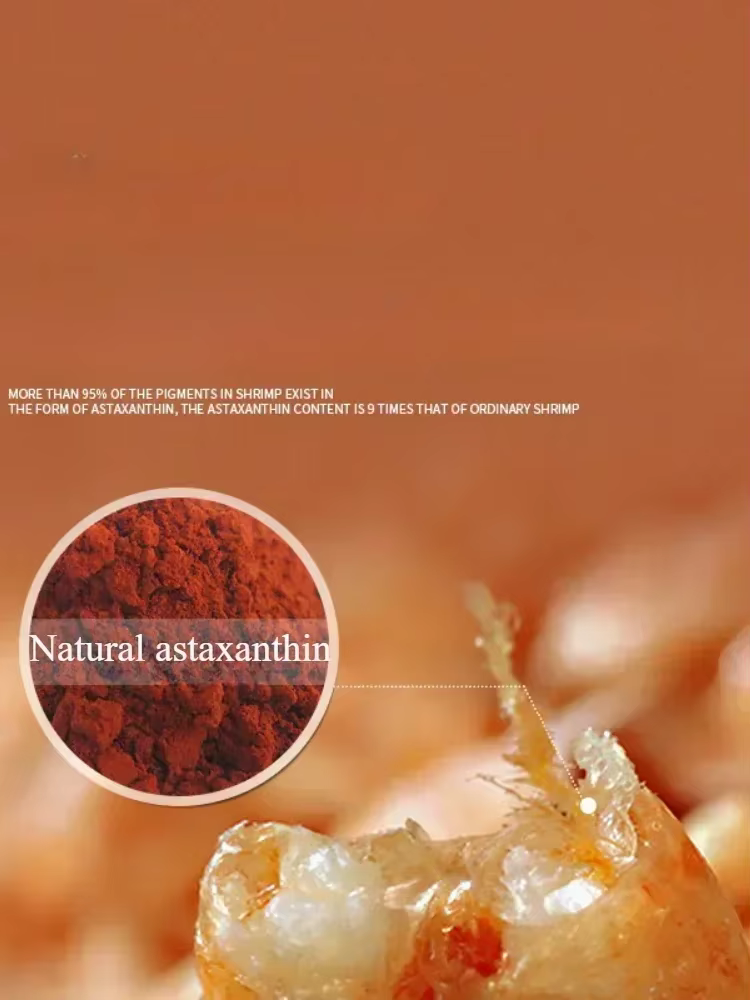 Le Krill antarctique lyophilisée YEE est riche en protéines et contient une astaxanthine qui peut améliorer la couleur