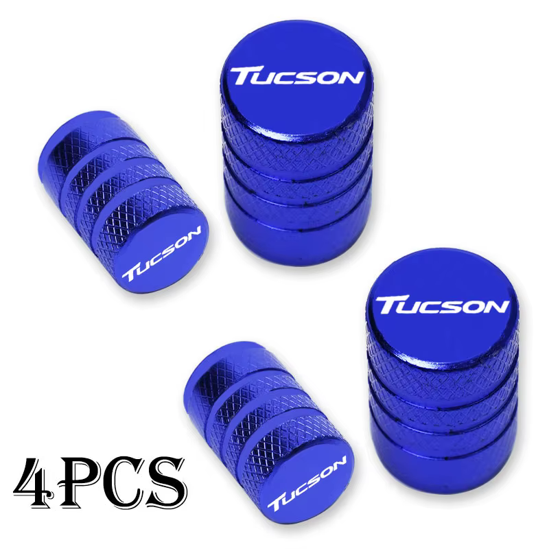 Bouchons de Valve de pneu de roue de voiture, accessoires pour Hyundai Tucson, couvercles de tige de pneu, étanche à la poussière d'air