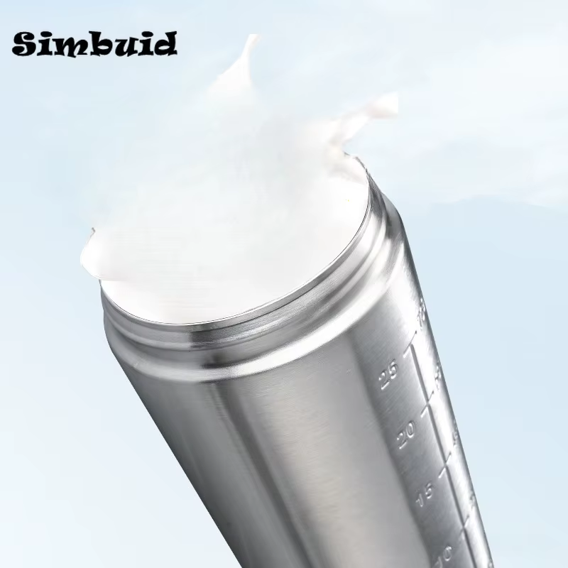 Bouteille Shaker de poudre de protéines en acier inoxydable de 500/750ML